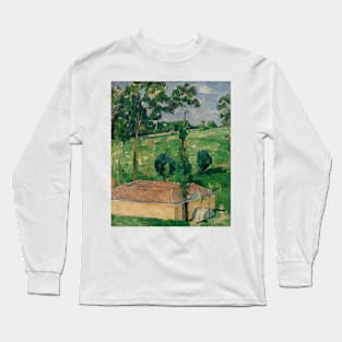 The Spring House by Paul Cezanne Long Sleeve T-Shirt